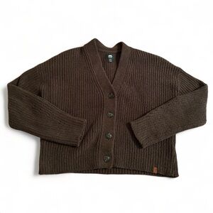 Roots Cropped Boxy Cardigan